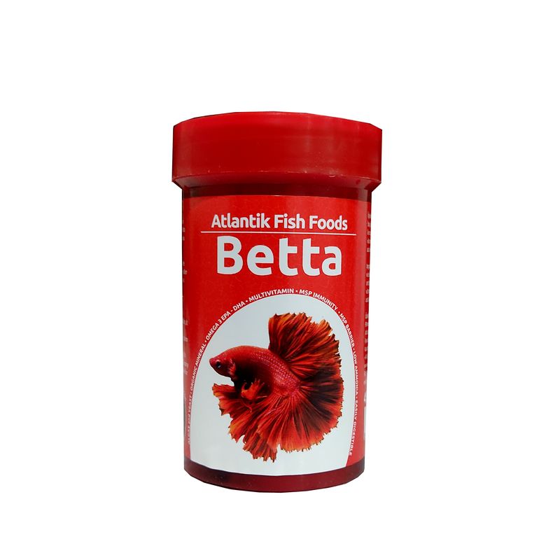 غذای ماهی آتلانتیک مدل betta وزن 60 گرم